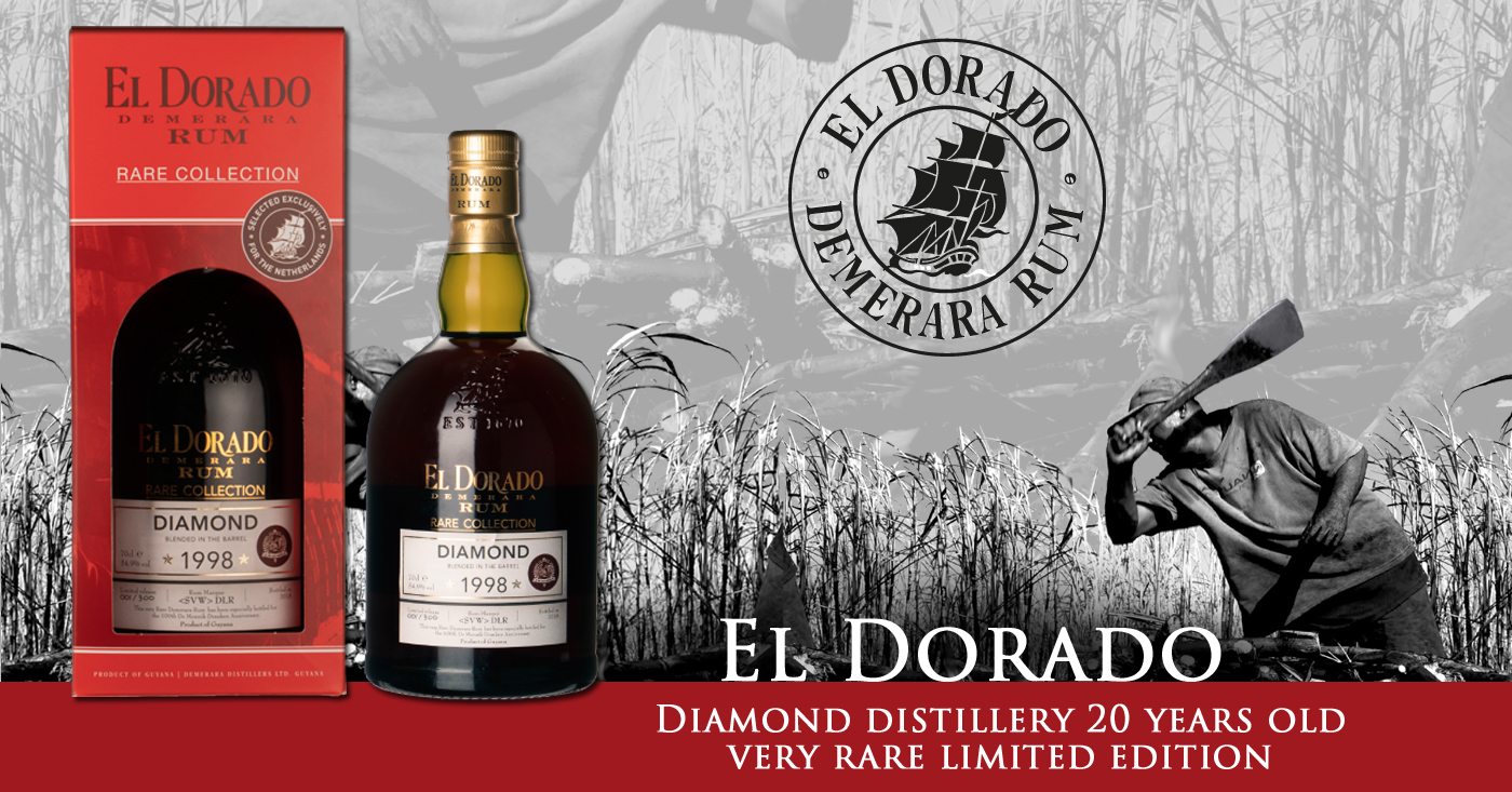 Bijzondere uitgave El Dorado Rum speciaal voor het 100-jarig jubileum De Monnik Dranken