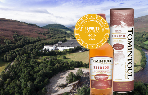 Tomintoul Seirdh  wint goud op Scotch Whisky Masters 2020