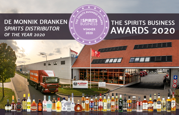 De Monnik Dranken wint Spirits Distributor of the Year 2020 Award