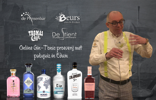 Edammers genieten van Gin-Tonic Pubquiz