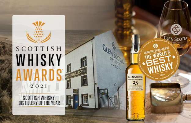 Glen Scotia uitgeroepen tot Schotse distilleerderij van het jaar 2021!