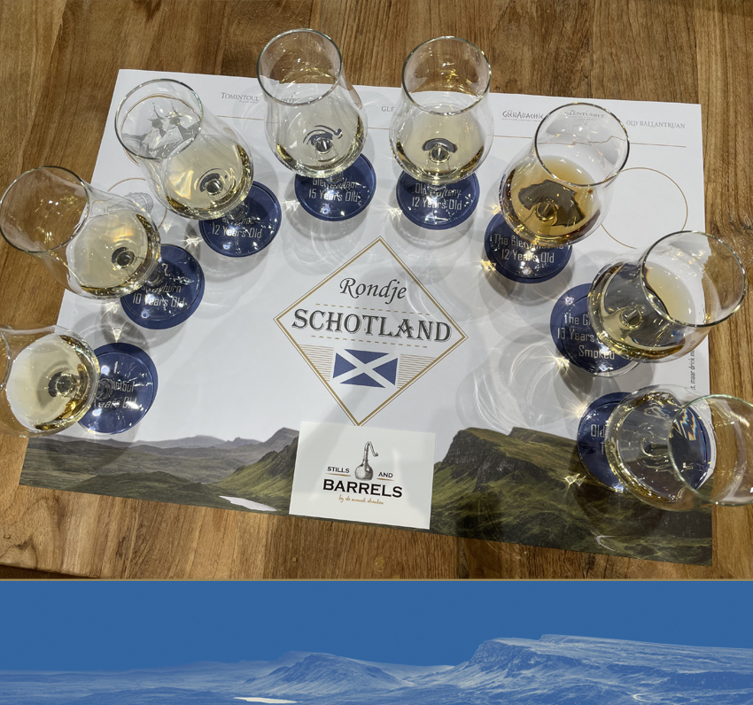 Schotse whisky | Line-up bij De Flessenzaak uit Hoofddorp