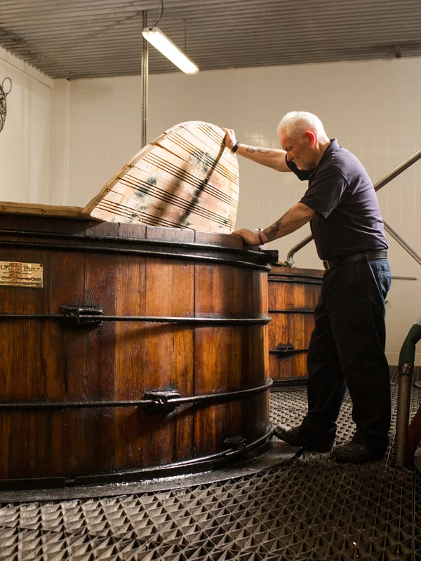 Glengoyne heeft in totaal zes washbacks in het Stillhouse staan