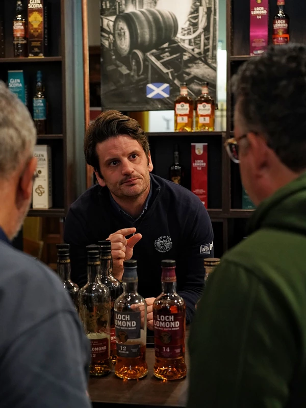 Ross Lawrence van Loch Lomond Whiskies op IWF 2022