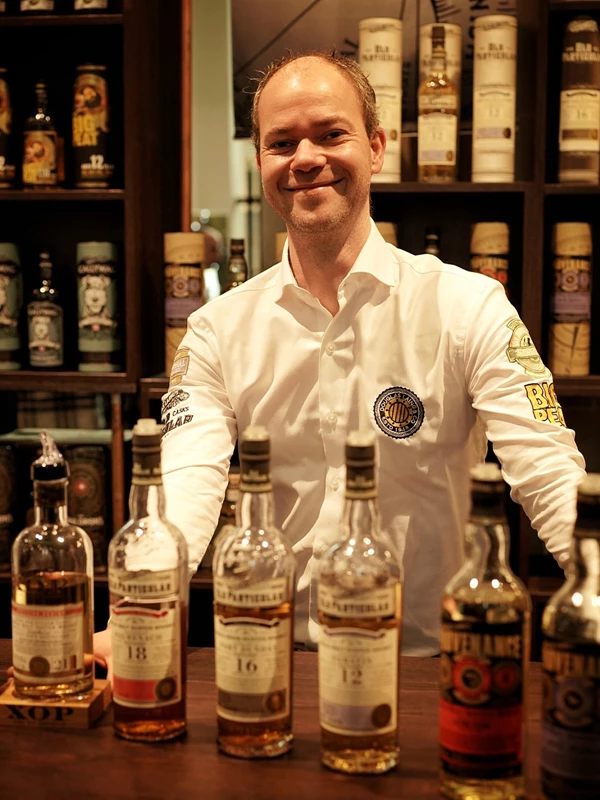 Valentijn Klop met Exceptional Single Casks van Douglas Laing op IWF 2022