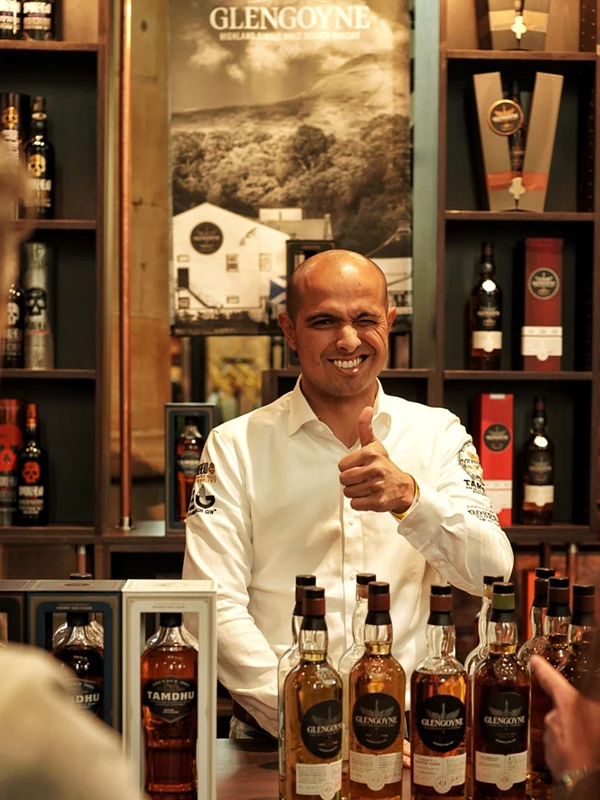Joel de Kock met Glengoyne - Tamdhu en Smokehead op IWF 2022