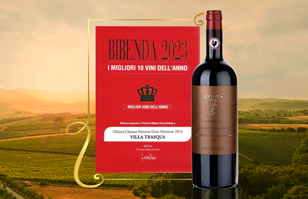 Villa Trasqua Chianti Classico Gran Selezione Nerento in Bibenda’s top 10 beste wijnen Italië