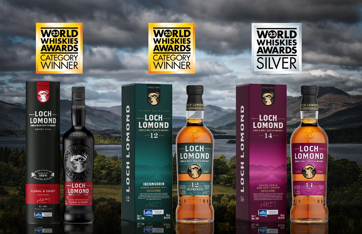 Loch Lomond in de prijzen op World Whiskies Awards Scotland 2023