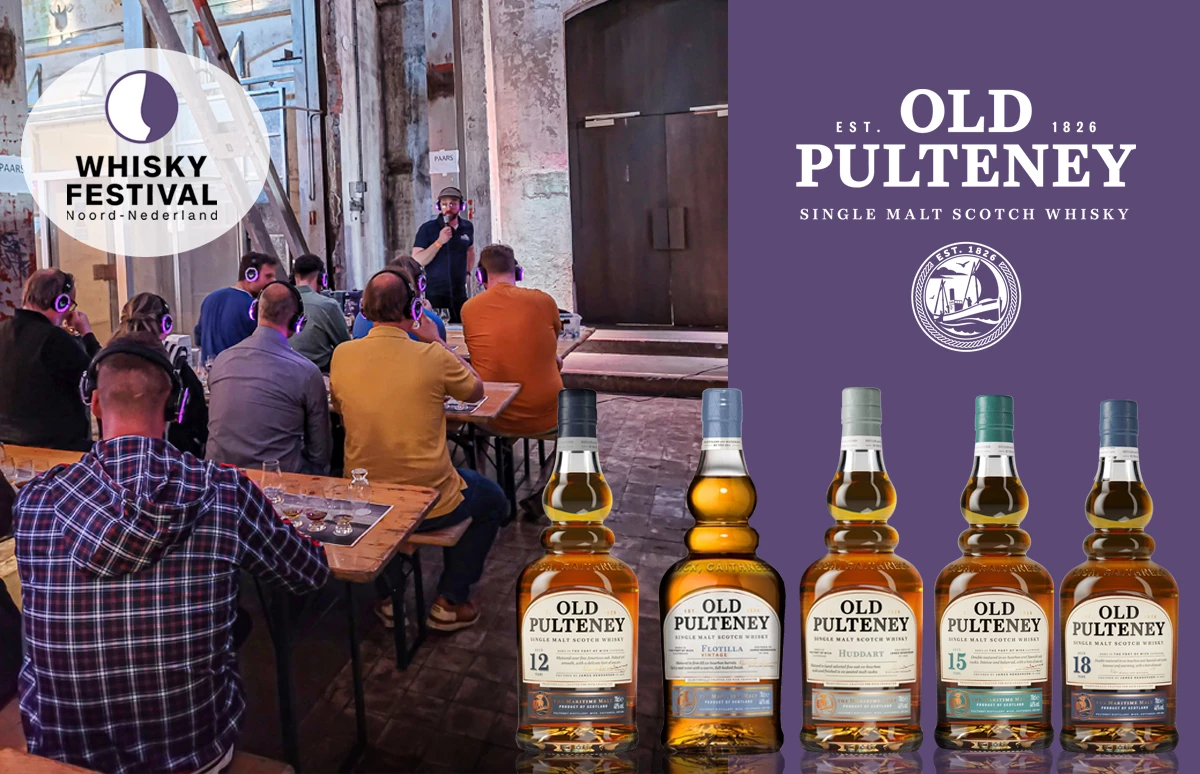 Old Pulteney Single Malt Whisky op Whisky Festival Noord-Nederland 2023