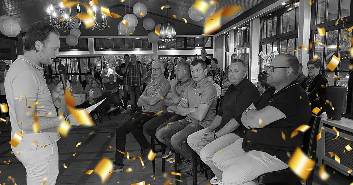 Mooi feest ter ere van onze 5 jubilarissen bij De Monnik Dranken