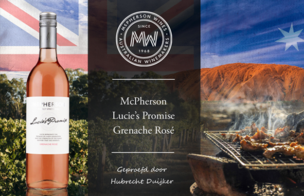 Hubrecht Duijker ontdekt verfrissende smaak van McPherson Lucie’s Promise Grenache Rosé
