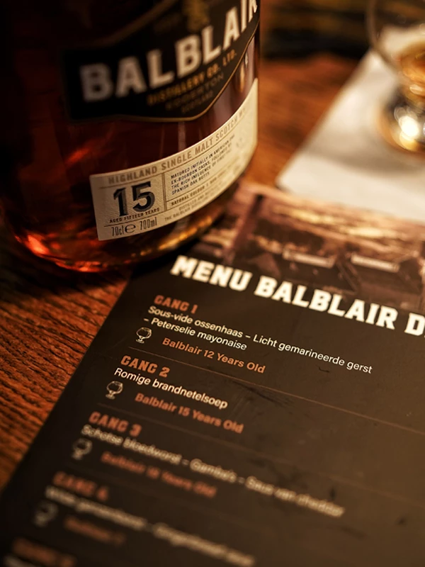 Balblair Diner 2023 in Alkmaar  sfeer 3