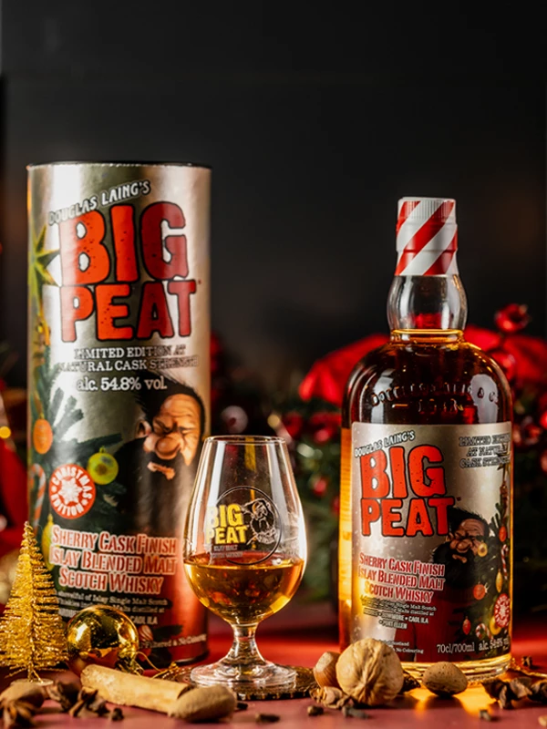 Big Peat Christmas Edition 2023 Sherry Finish sfeer 2