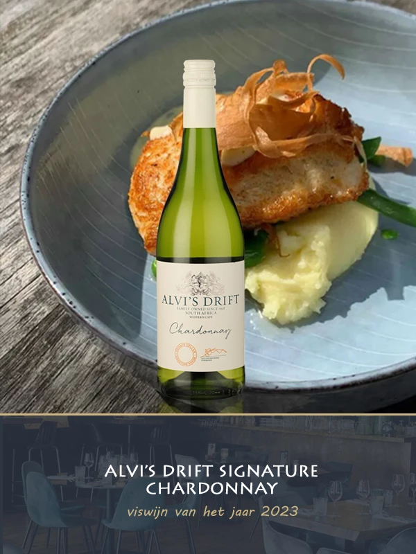 Alvi’s Drift Signature Chardonnay ‘viswijn van het jaar 2023’ op Goeree-Overflakkee    sfeer 1