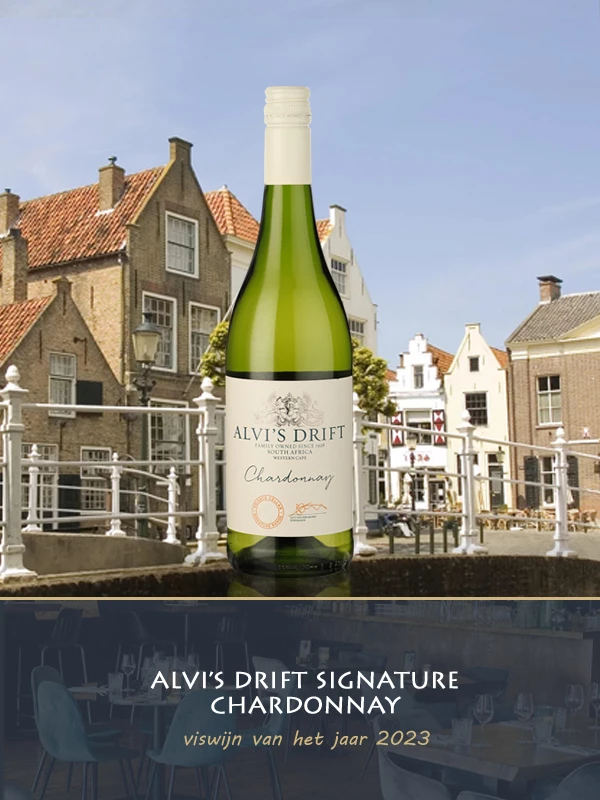 Alvi’s Drift Signature Chardonnay ‘viswijn van het jaar 2023’ op Goeree-Overflakkee  sfeer 2