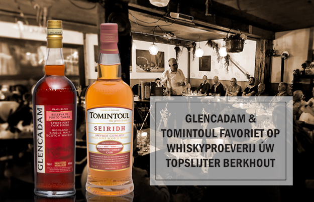 Glencadam & Tomintoul favoriet op whiskyproeverij úw topSlijter Berkhout