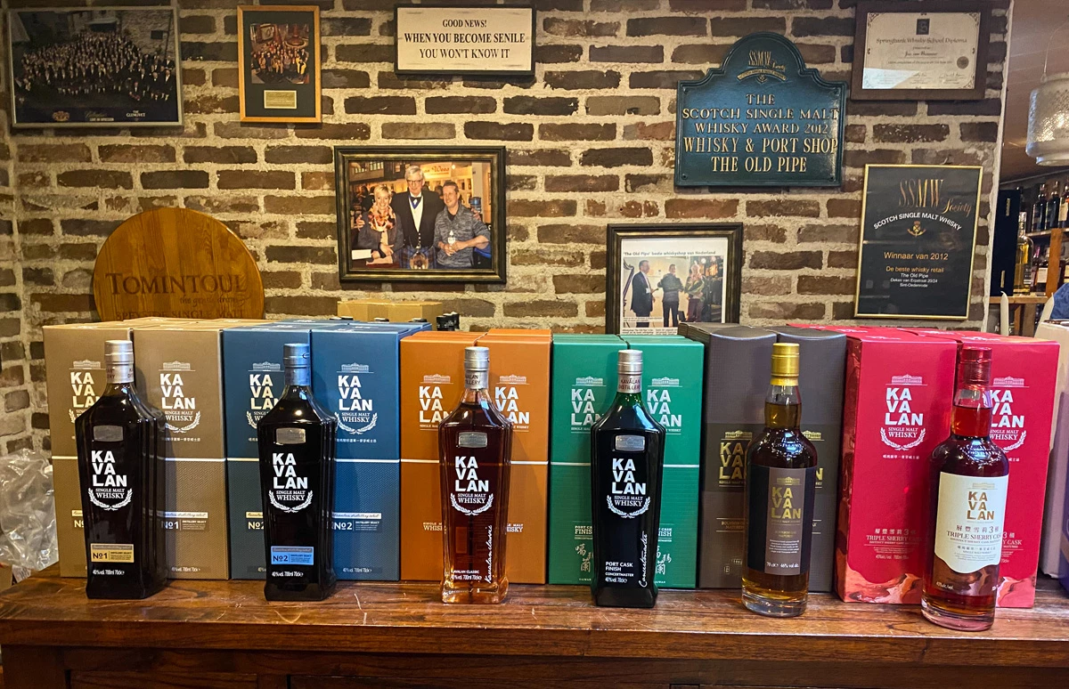 Kavalan whiskyproeverij bij Drankenhandel van Boxmeer