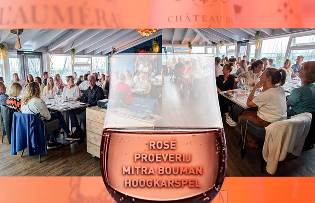 Een sprankelende rosé-proeverij aan het IJsselmeer