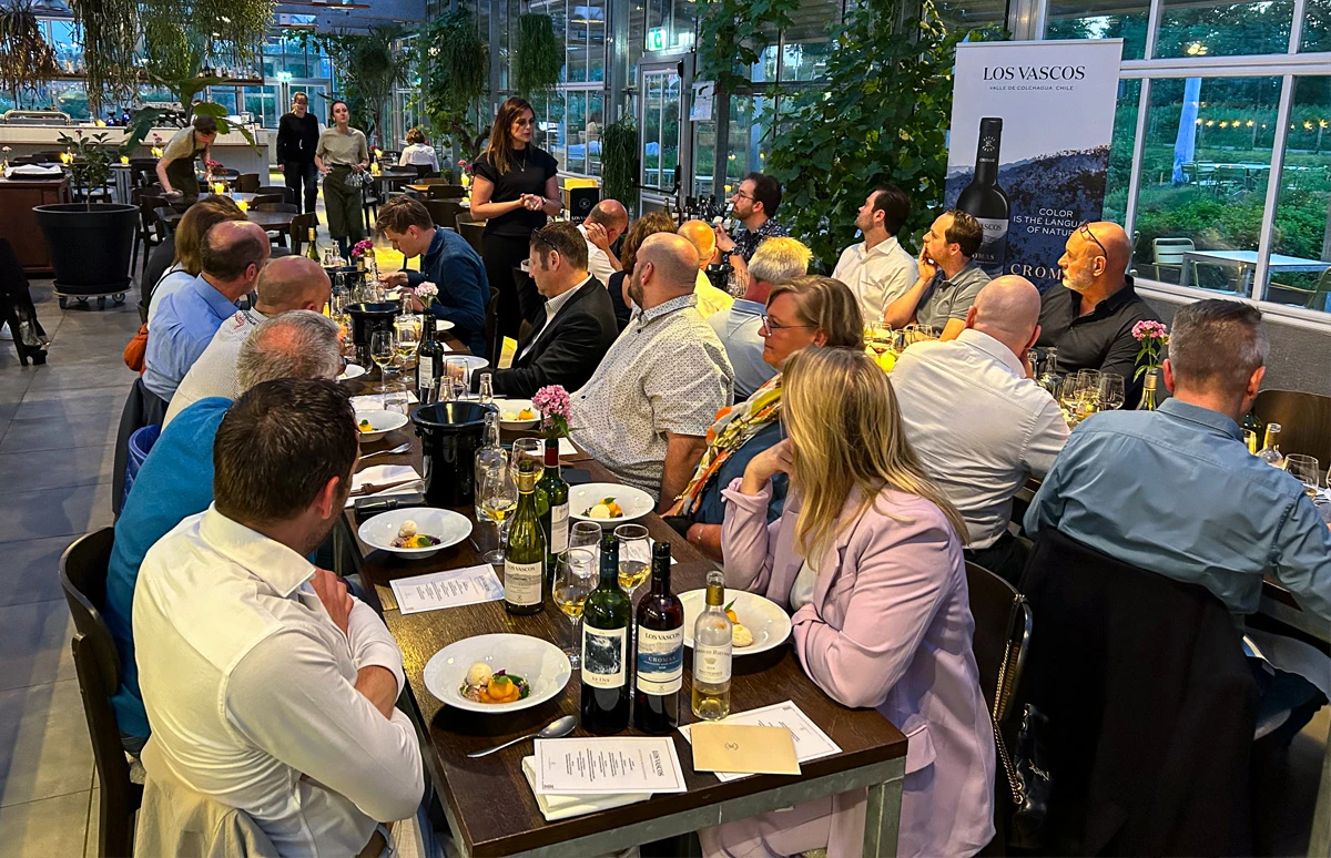 Los Vascos winemakersdiner in kasrestaurant Stadsjochies in Utrecht