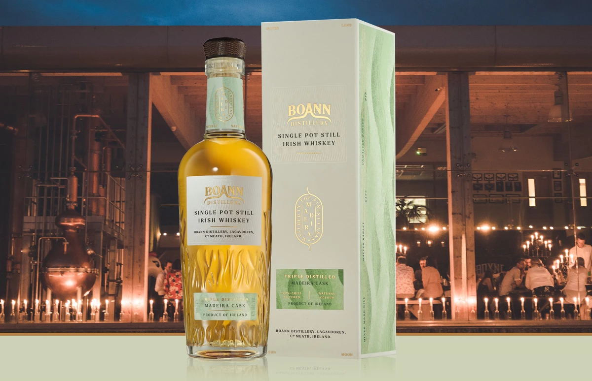 Boann Single Pot Still Madeira Cask Irish Whiskey
