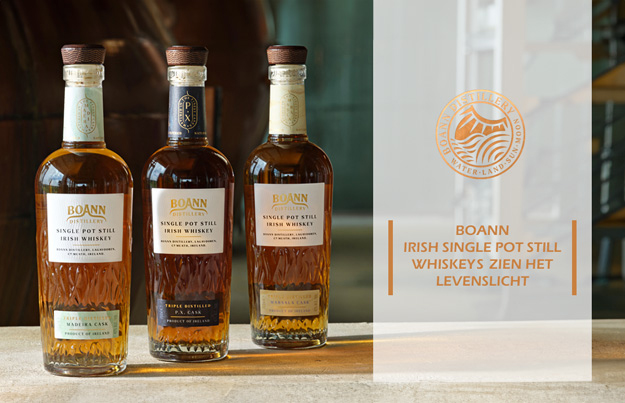 Boann Irish Single Pot Still Whiskeys zien het levenslicht