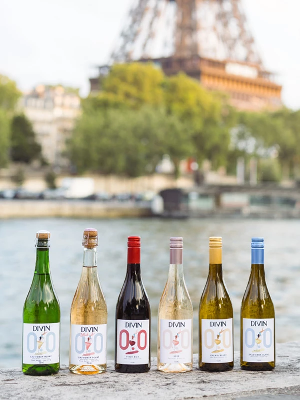 Alcoholvrije wijnen NoLow range van Divin