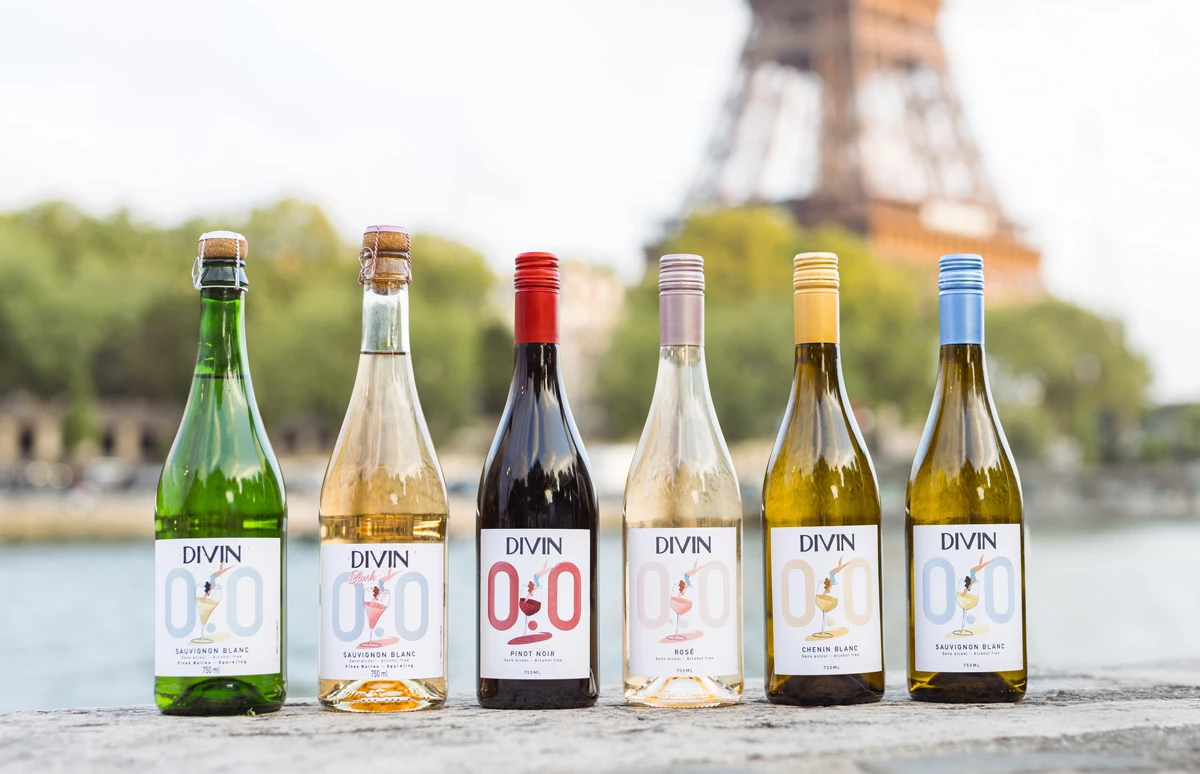 alcoholvrije wijnen Divin