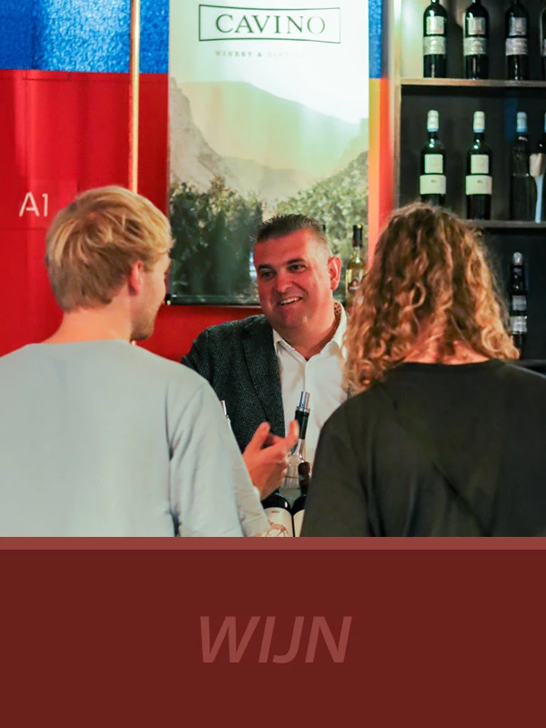 Wijn van Cavino proeven op The Art of Drinks 2024