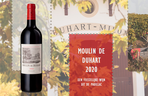 Moulin de Duhart 2020, een feestelijke wijn uit de Pauillac
