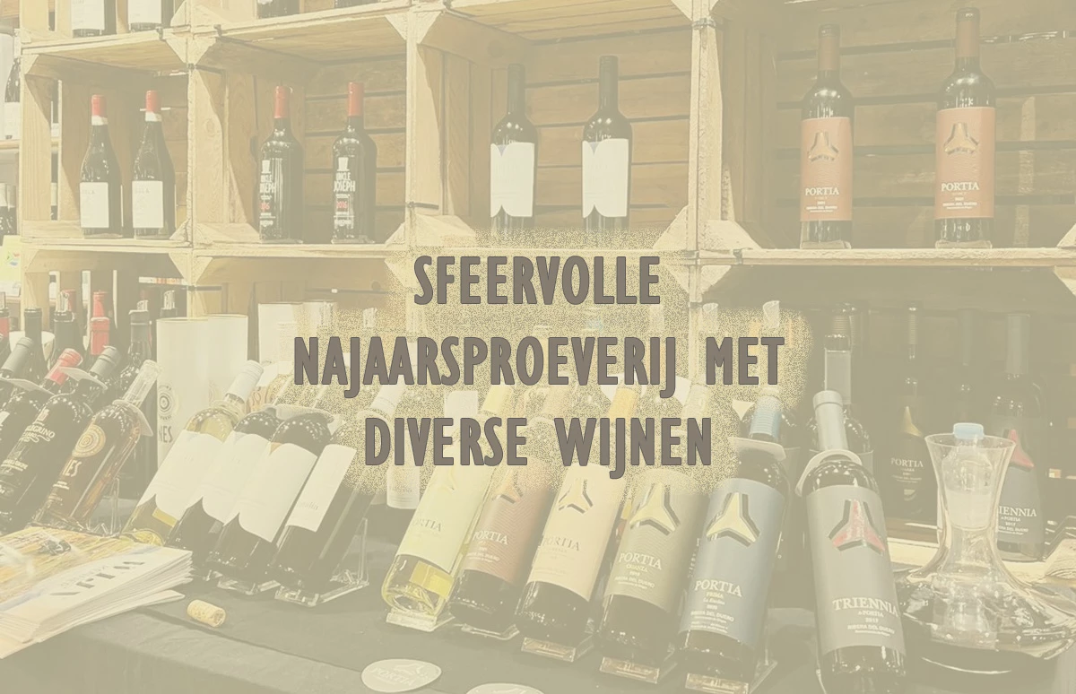 Sfeervolle najaarsproeverij met diverse wijnen in Musselkanaal