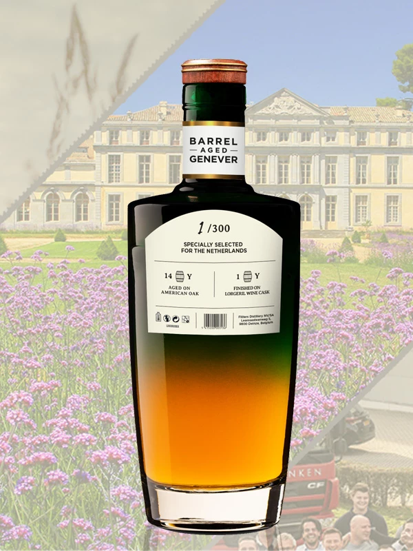 Filliers 15 Year Old Barrel Aged Genever Lorgeril Single Cask sfeer 2