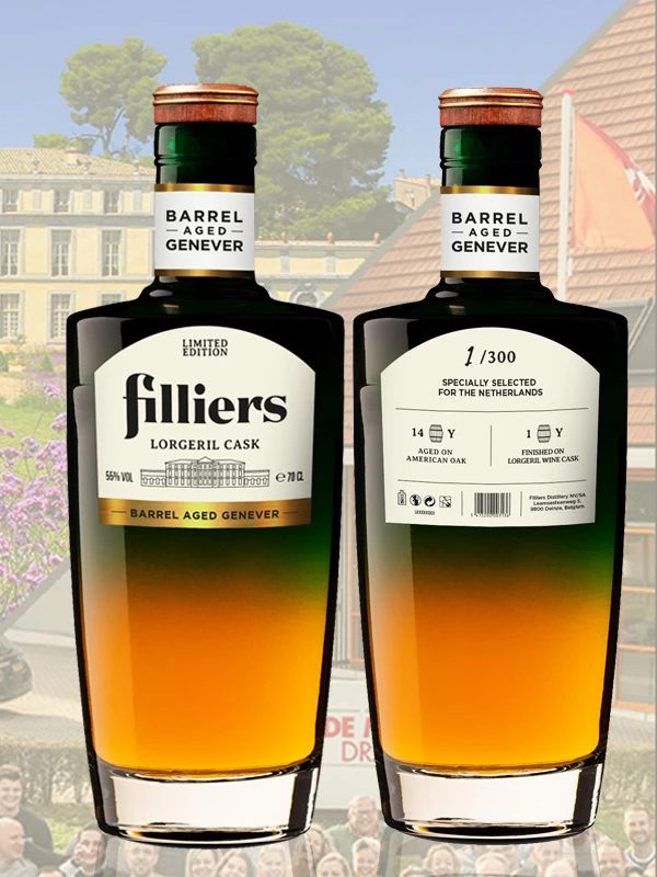 Filliers 15 Year Old Barrel Aged Genever Lorgeril Single Cask sfeer 3