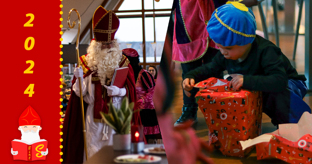 Monnik Sinterklaas op bezoek bij De Monnik Dranken 2024