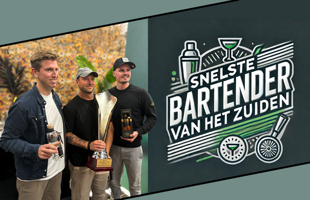 Kevin Goosens snelste bartender van het Zuiden 2024