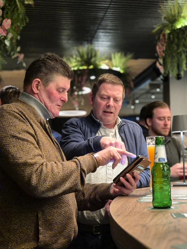 Nieuwjaarsreceptie De Monnik Dranken 2025 sfeer 2