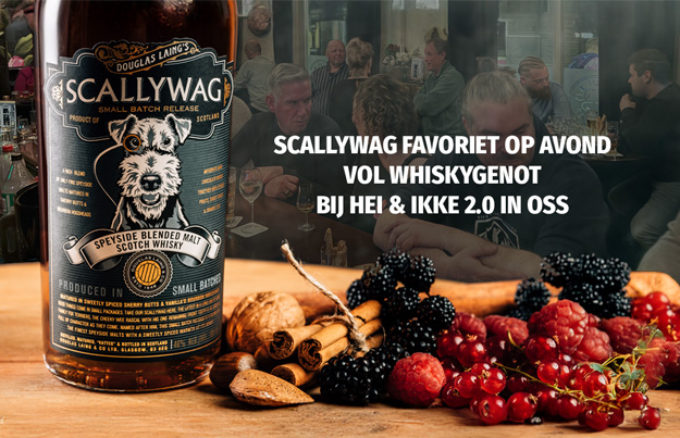 Scallywag favoriet op avond vol whiskygenot bij Hei & Ikke 2.0 in Oss
