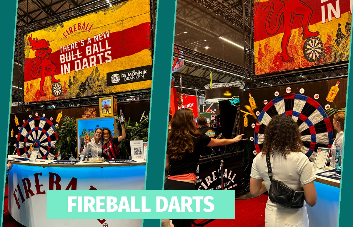 Entertainment op de stand van De Monnik Dranken op de Horecava 2025