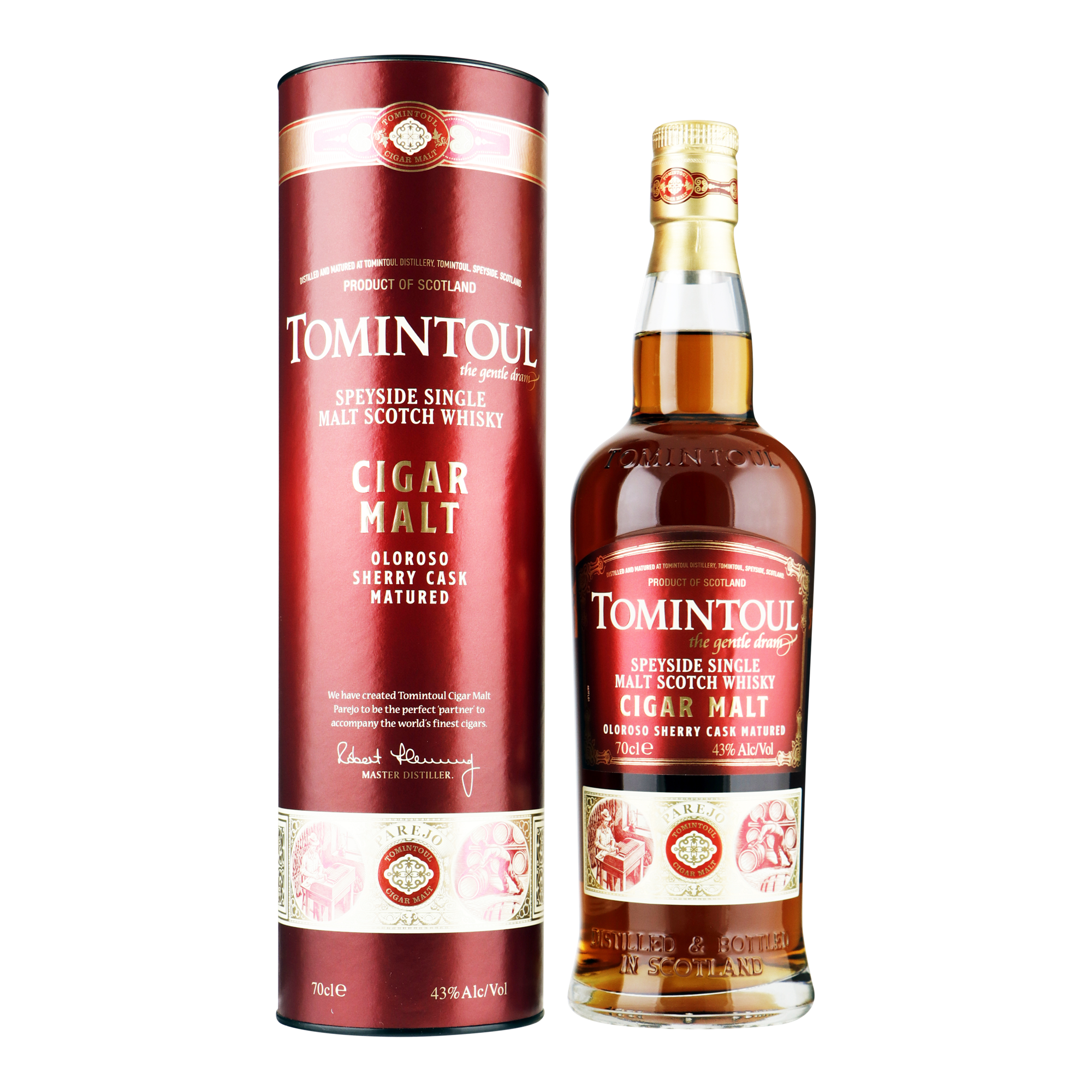 TOMINTOUL Cigar Malt Whisky Oloroso Sherry Cask 0,70 ltr