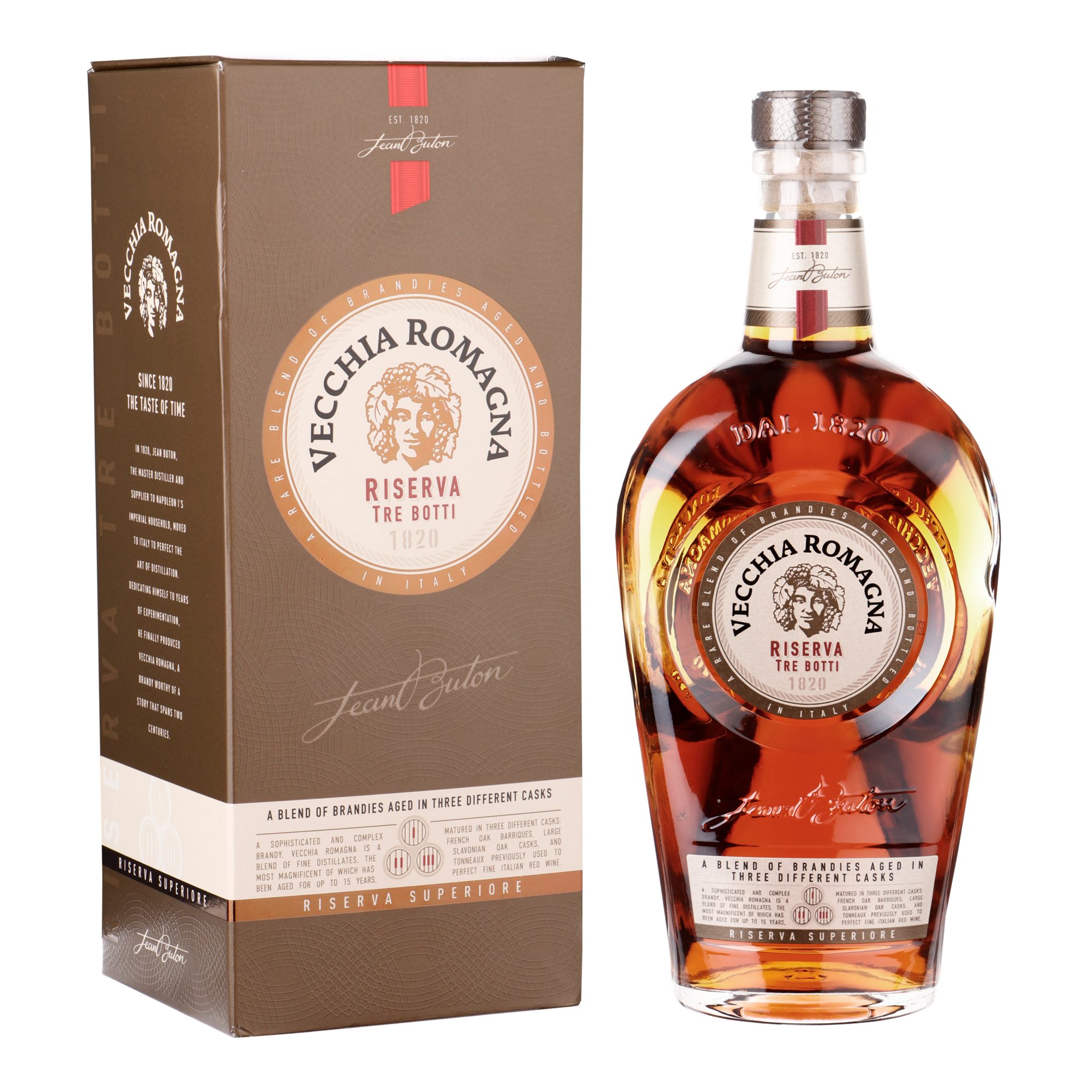 Vecchia Romagna Riserva Tre Botti Brandy