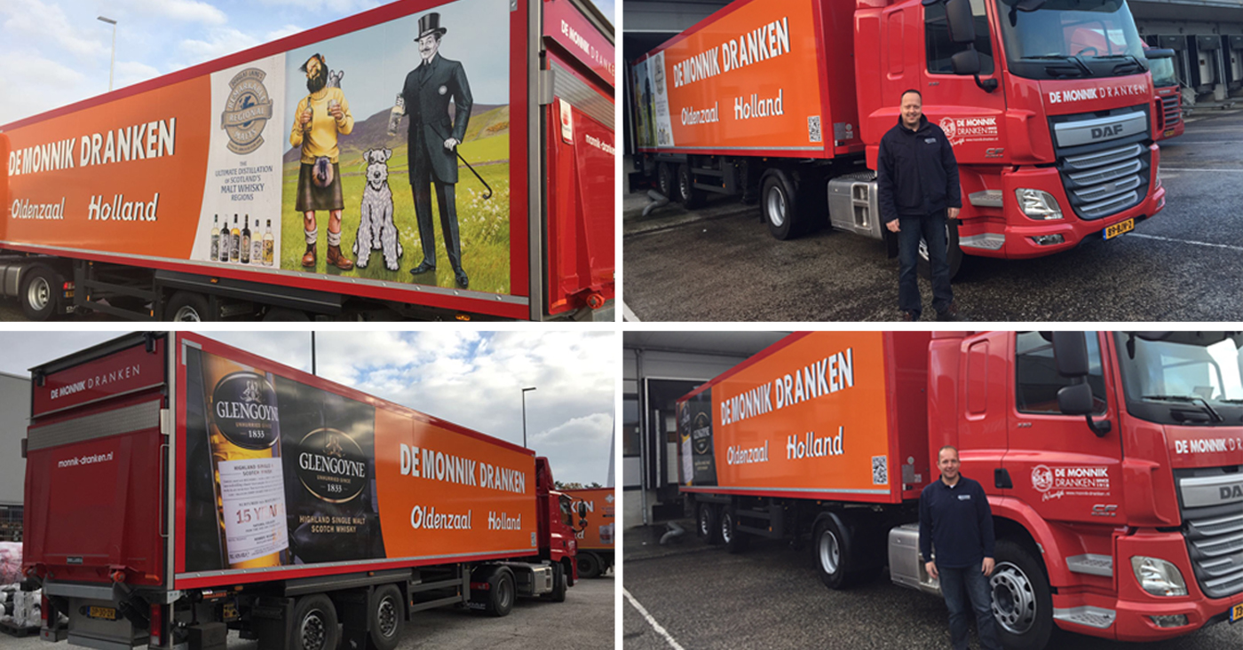 Onze chauffeurs Rob en Martijn super enthousiast over nieuwe truck oplegger combinaties