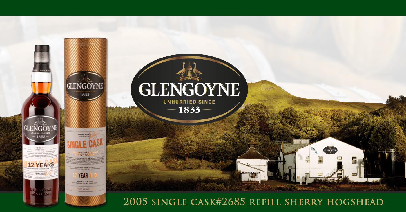 Lancering Glengoyne 2005# Single Cask Refill Sherry Hogshead tijdens het 100-jarig jubileum