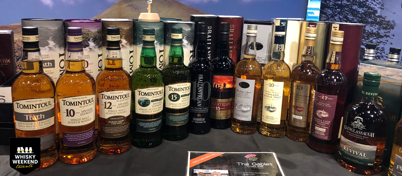 Schotse whisky's op Whisky Weekend Twente