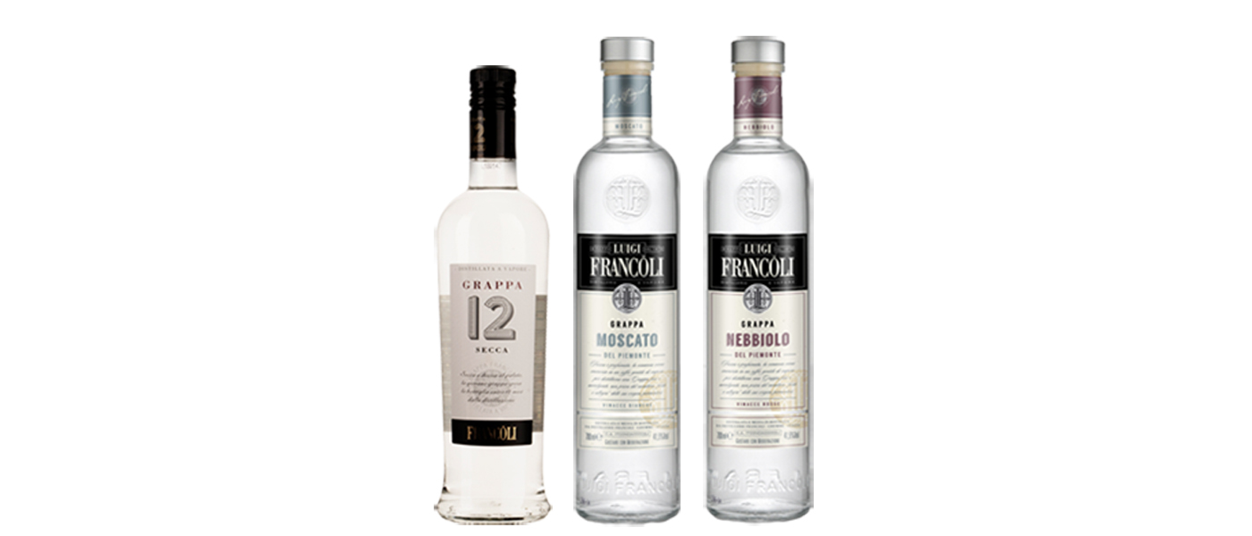Grappa's Francoli line-up
